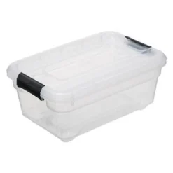 Boîte de Rangement Solutions 4L Transparent