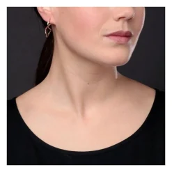 Boucles d'Oreilles Créoles Infini - Or Jaune - Femme