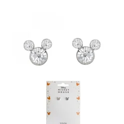 Boucles d'oreilles Disney ornées de Cristaux scintillants -Mickey