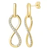 Boucles d'oreilles infini par SC Bohème