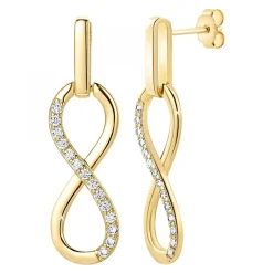 Boucles d'oreilles infini par SC Bohème