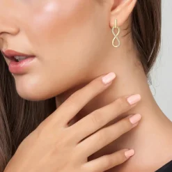 Boucles d'oreilles infini par SC Bohème