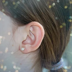 Boucles d'Oreilles Perles de Culture - Or Jaune - Femme