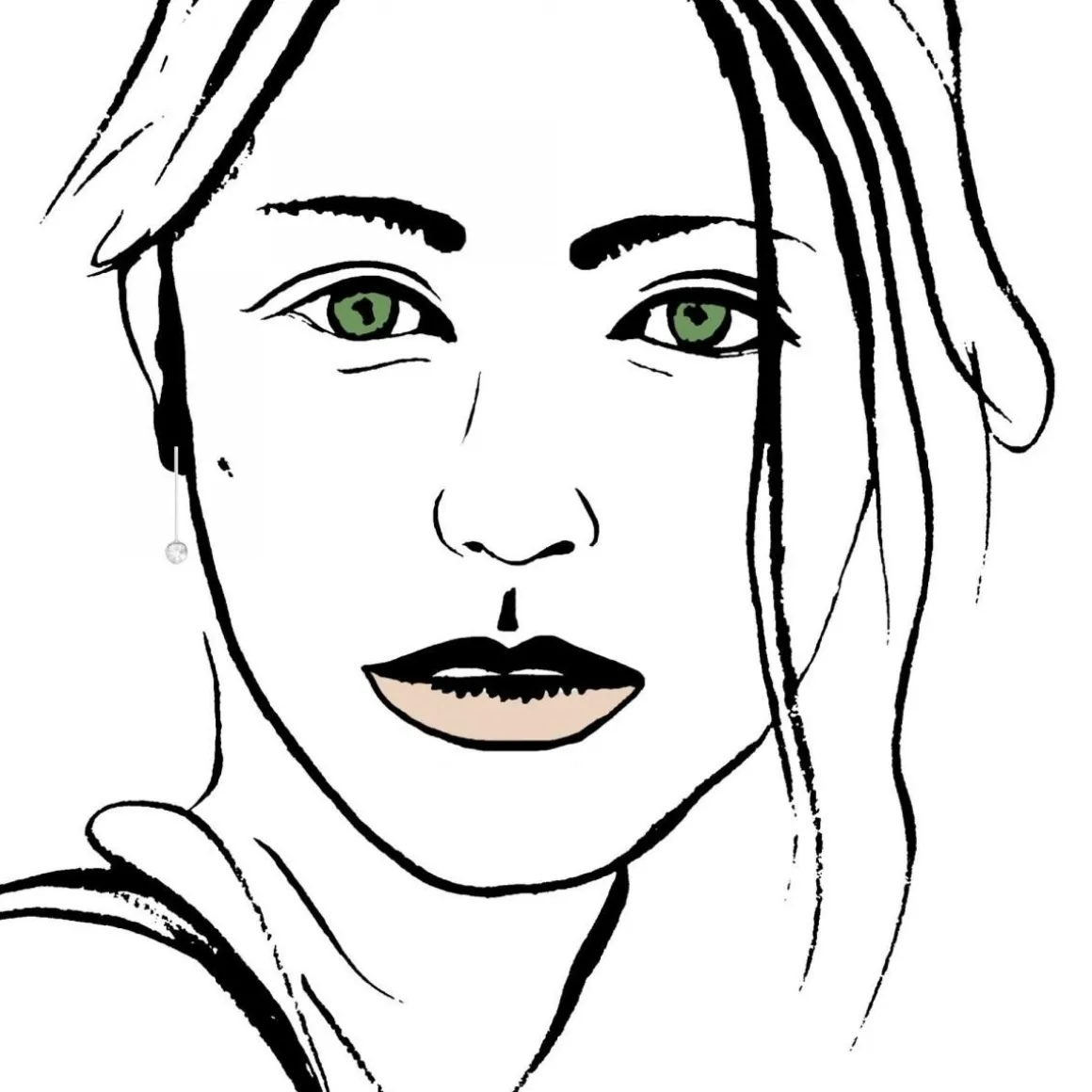 Boucles d'oreilles point de lumière SC Crystal ornées de Cristaux scintillants