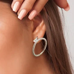 Boucles d'oreilles SC Crystal ornées de Zirconium