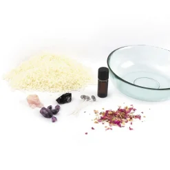 Bougie lithothérapie à faire soi-même
