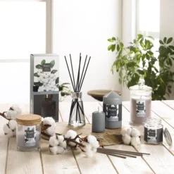 Bougie Pilier Essentiel II 15cm Fleur de Coton