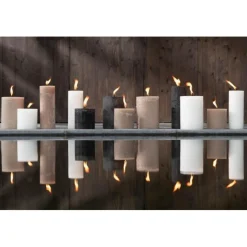 Bougie Pilier Extérieur Odessa 21cm Noir