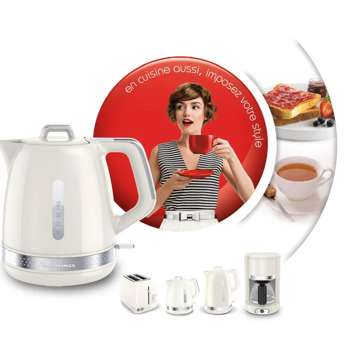 Bouilloire électrique BY323A10 - Blanc