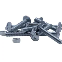Boulon poêlier zingué Vissal Ø 6x30mm lot de 12 boulons
