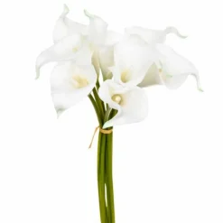 Bouquet de Fleurs 8 Aromes 36cm Blanc