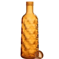 Bouteille en Plastique Martelé 1,15L Orange