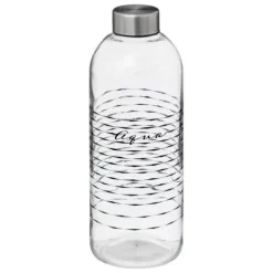 Bouteille en Verre Aqua 1L Transparent