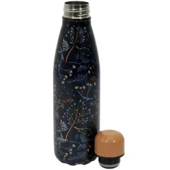 Bouteille Isotherme Fleurie 50cl Bleu & Jaune