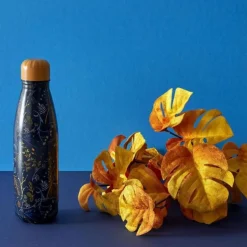 Bouteille Isotherme Fleurie 50cl Bleu & Jaune