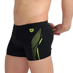 Boxer de bain /Jaune Homme Arena Swim Graphic