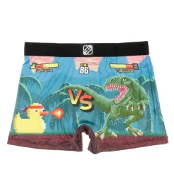 Boxer /Jaune Homme Freegun Microfibre