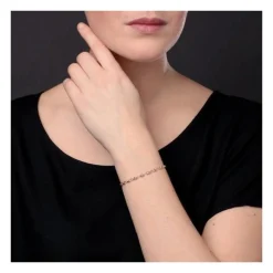 Bracelet 3 Ors - Or Tricolore - Grain de Café Jaune