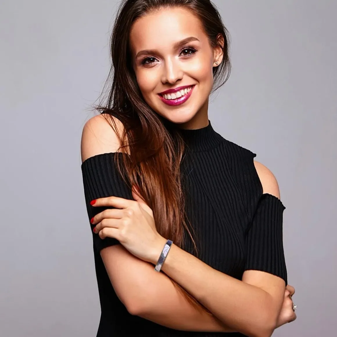 Bracelet en Résine colorée ayant un aspect proche de l'Email par SC Crystal