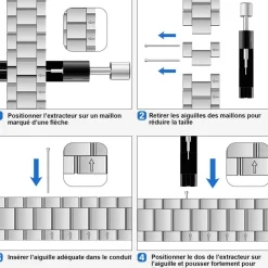 Bracelet Galaxy Watch7 47 mm acier silver