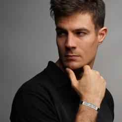 Bracelet homme en acier inoxydable