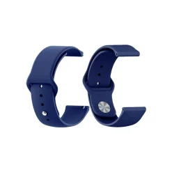 Bracelet Samsung/Huawei SoftTouch 20mm bleu