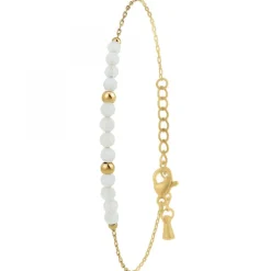 Bracelet SC Bohème orné de quartz blanc