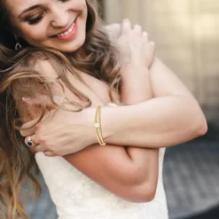 Bracelet SC Bohème orné de marbre blanc