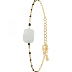 Bracelet SC Bohème orné d'un quartz blanc