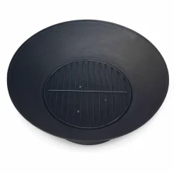 Braséro bois Ø56cm - Lavo noir - Chauffage extérieur en fonte. feu de bois. brasier