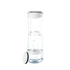 BRITA Bouteille filtrante blanche inclus 1 filtre MicroDisc