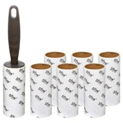 Brosse à Vêtements 6 Recharges 21cm Gris