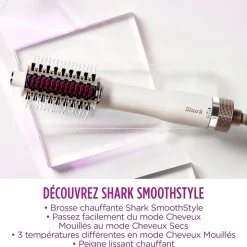 Brosse chauffante HT202EU - Blanc