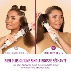 Brosse chauffante HT202EU - Blanc