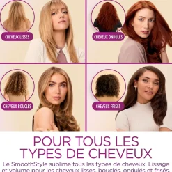 Brosse chauffante HT202EU - Blanc