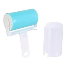 Brosse pour Textile Adhésive Lavable 16cm Bleu