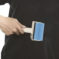 Brosse pour Textile Adhésive Lavable 16cm Bleu