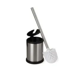 Brosse WC à Clapet Stan 39cm Argent