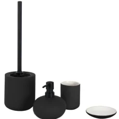 Brosse WC Unie Soft Touch Mambo 38cm Noir