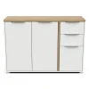 Buffet 3 portes 2 tiroirs L121 cm ILYES
