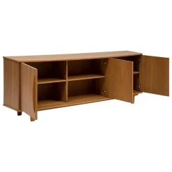 Buffet 3 portes en bois OLIVER - Marron