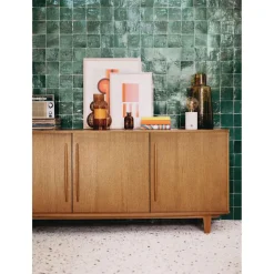 Buffet 3 portes en bois OLIVER - Marron