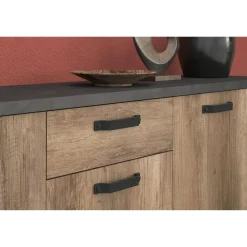 Buffet 3 portes et 1 tiroir L182 cm TORSTEN