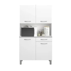 Buffet de cuisine 4 portes 1 tiroir L101cm ZAK