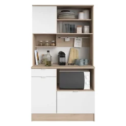 Buffet de cuisine avec nombreux rangements L100cm FEED