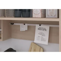 Buffet de cuisine avec nombreux rangements L100cm FEED