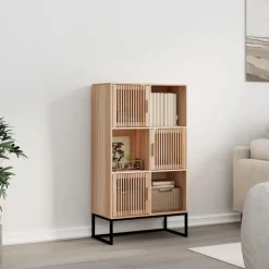 Buffet haut 70x35x125 cm bois d'ingenierie