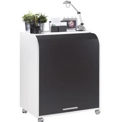 Bureau droit à roulettes L79.2cm BILLY