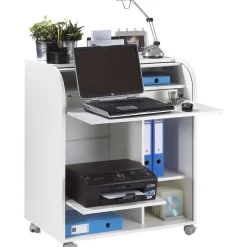 Bureau droit à roulettes L79.2cm BILLY