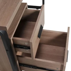 Bureau droit 2 tiroirs L120cm HARTFORD